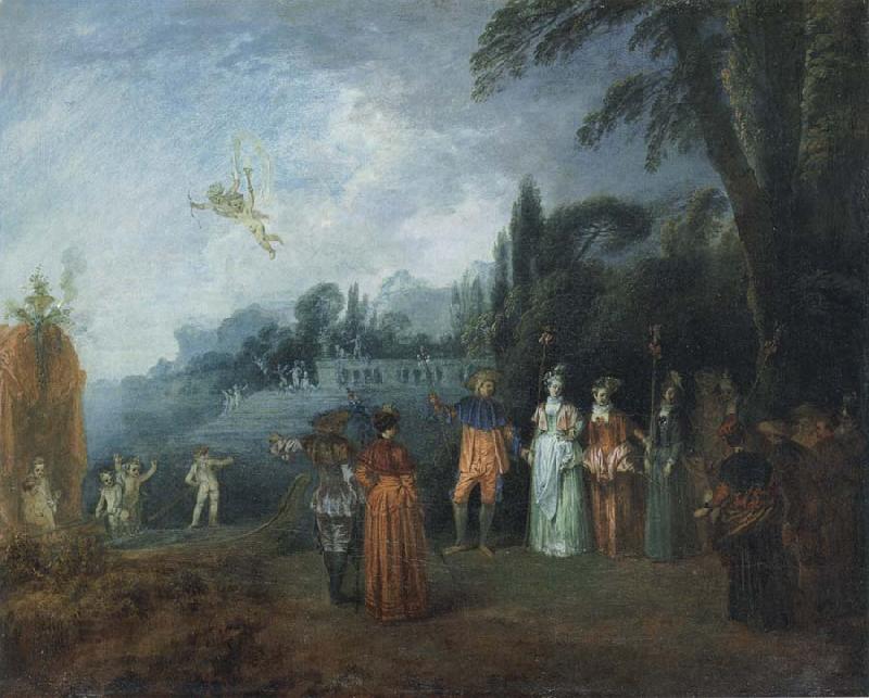 Jean-Antoine Watteau Embarking for Cythera China oil painting art
